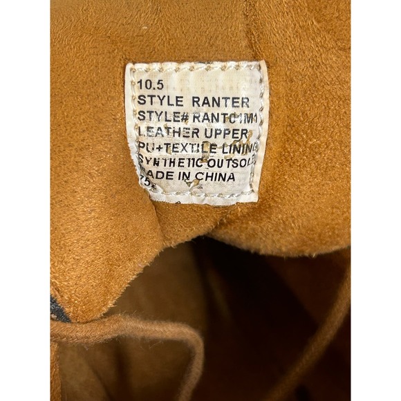 Steve Maddens Men’s Ranter Combat Boot Size 10.5 Tan Contrast - Picture 12 of 12